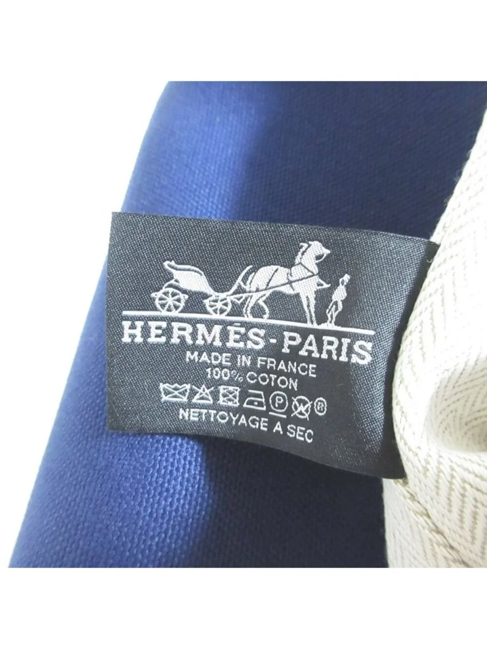Hermes Brid-a-brac GM Pavillon Pouch Handbag Marine